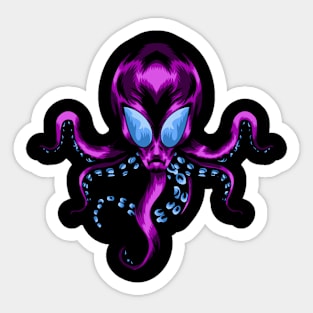 Alien Octpous Sticker